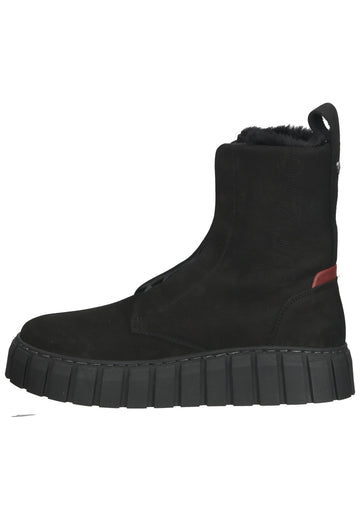 Sneaker Buffalo Sneaker Nubukleder Schwarz Warmfutter