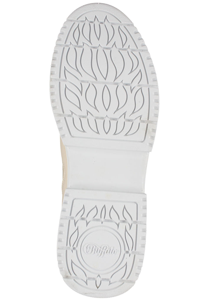 Buffalo Sneaker Lederimitat Beige/Weiß