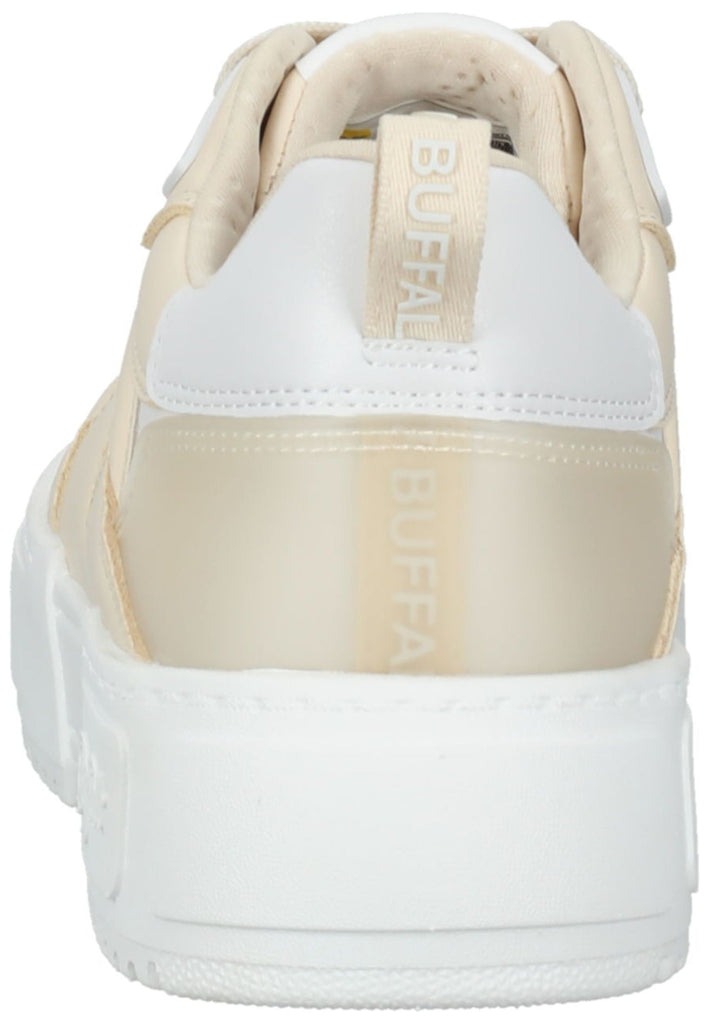 Buffalo Sneaker Lederimitat Beige/Weiß