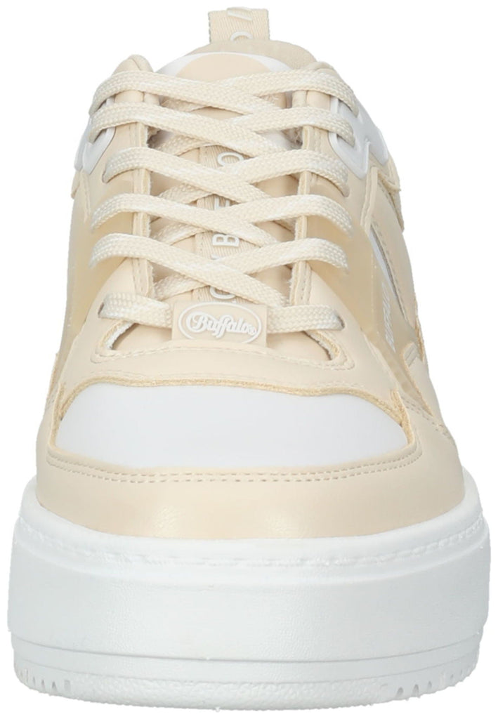 Buffalo Sneaker Lederimitat Beige/Weiß