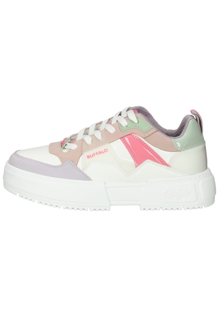 Buffalo Sneaker Lederimitat Grün/Kombi
