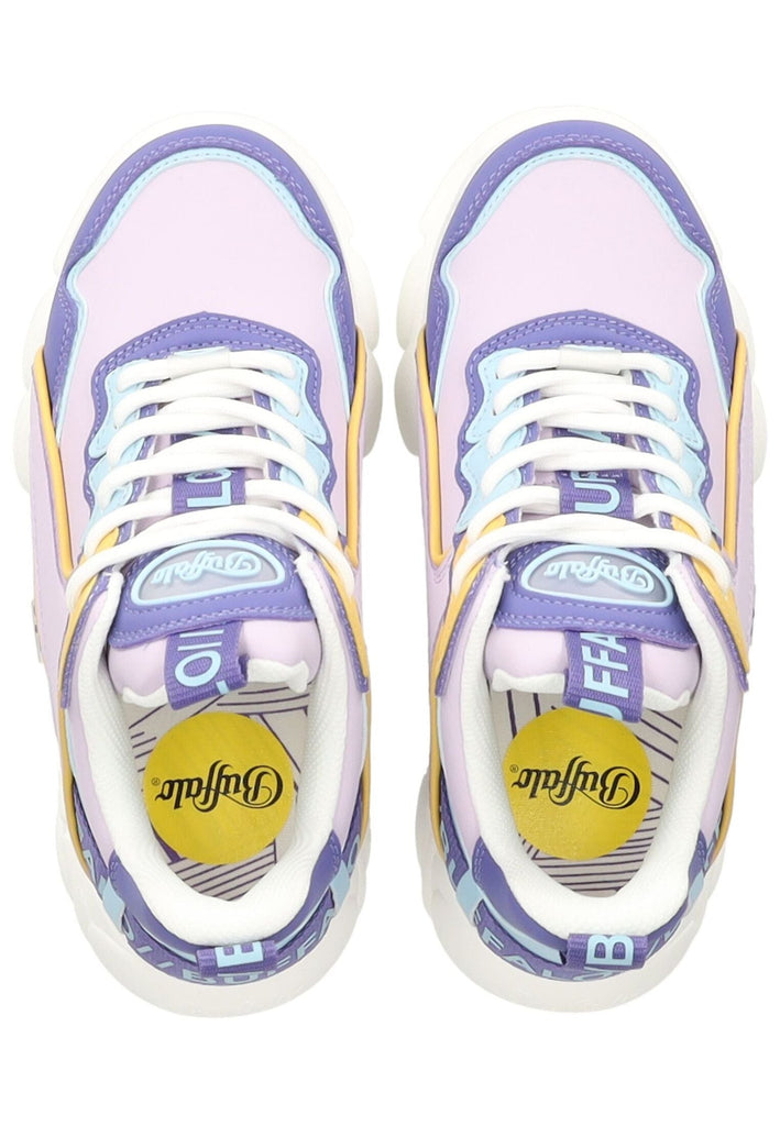 Buffalo Sneaker Lederimitat Lila/Blau