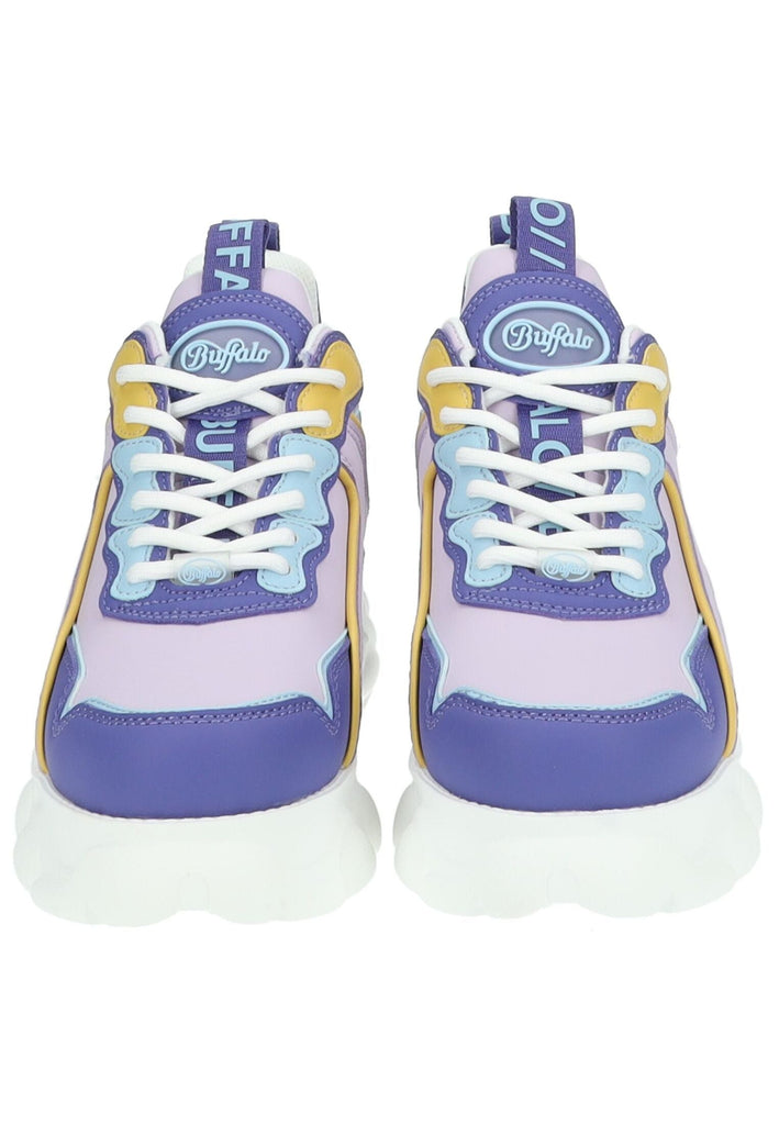 Buffalo Sneaker Lederimitat Lila/Blau