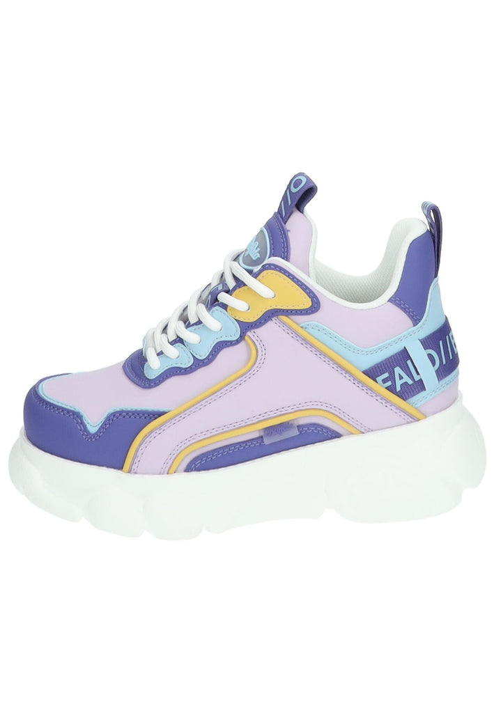 Buffalo Sneaker Lederimitat Lila/Blau