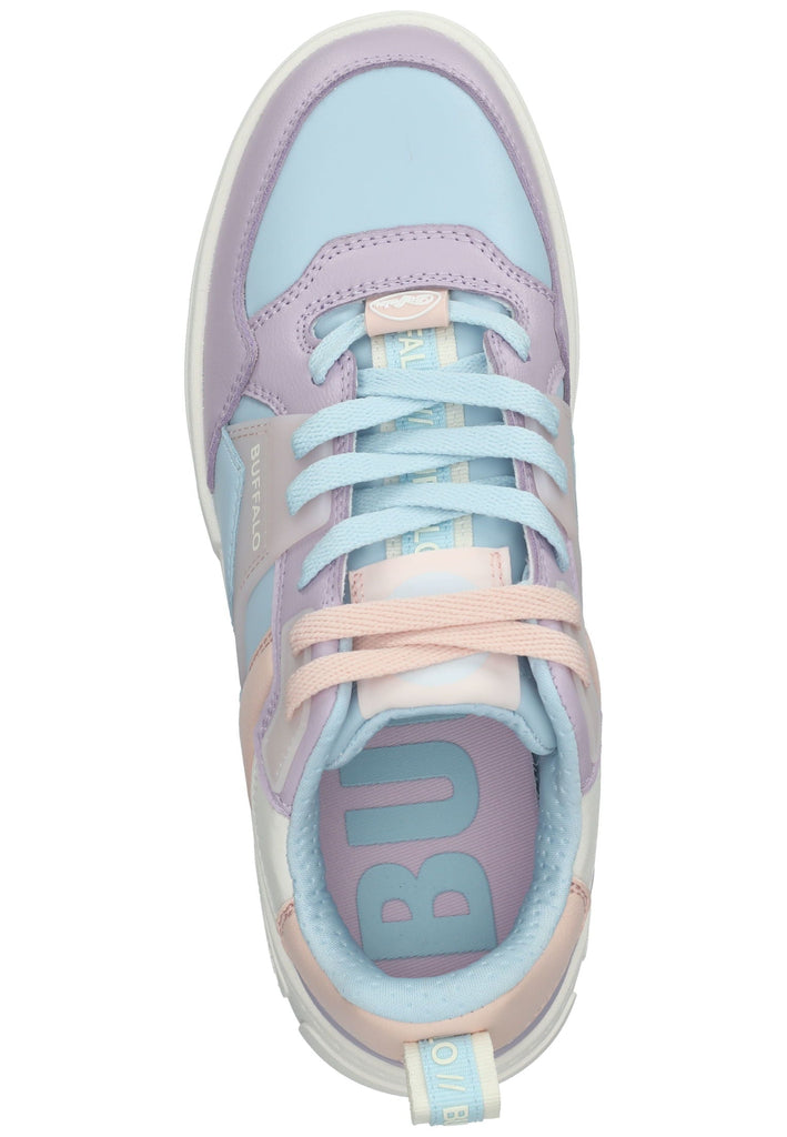 Buffalo Sneaker Lederimitat Lila/Blau