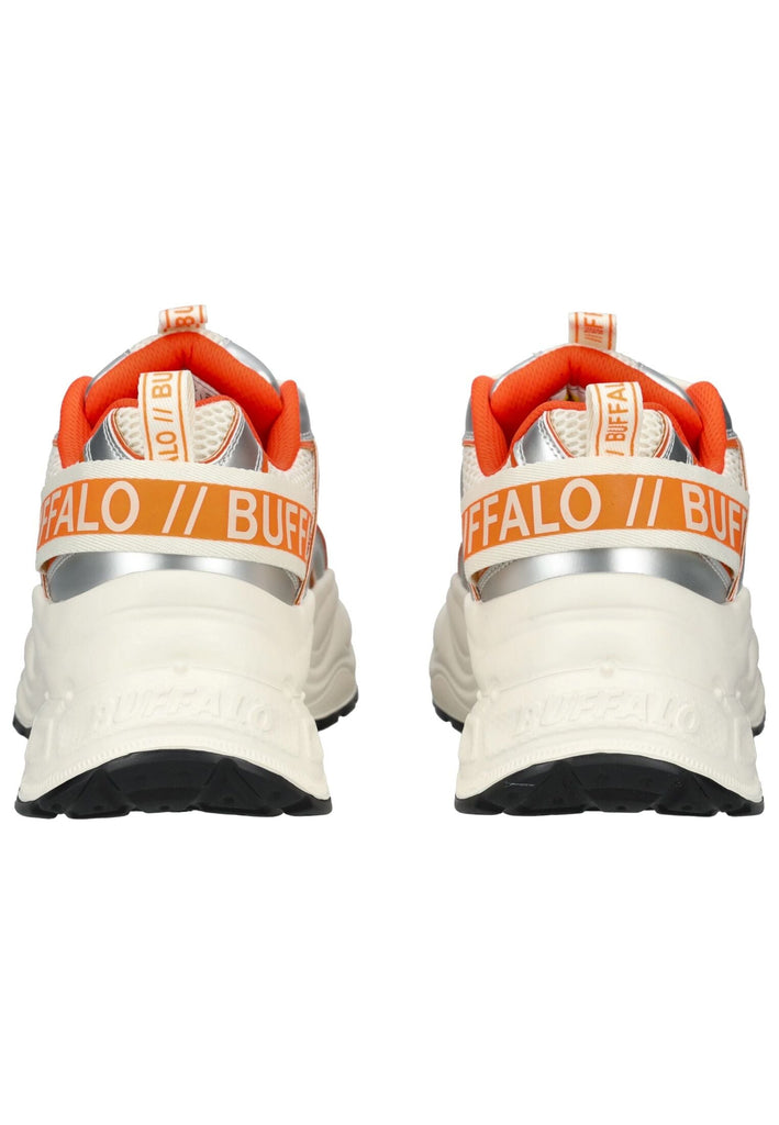 Buffalo Sneaker Lederimitat/Mesh Beige/Orange