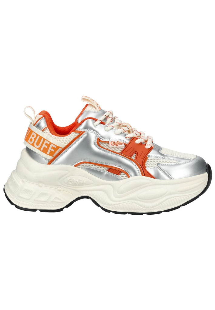 Buffalo Sneaker Lederimitat/Mesh Beige/Orange