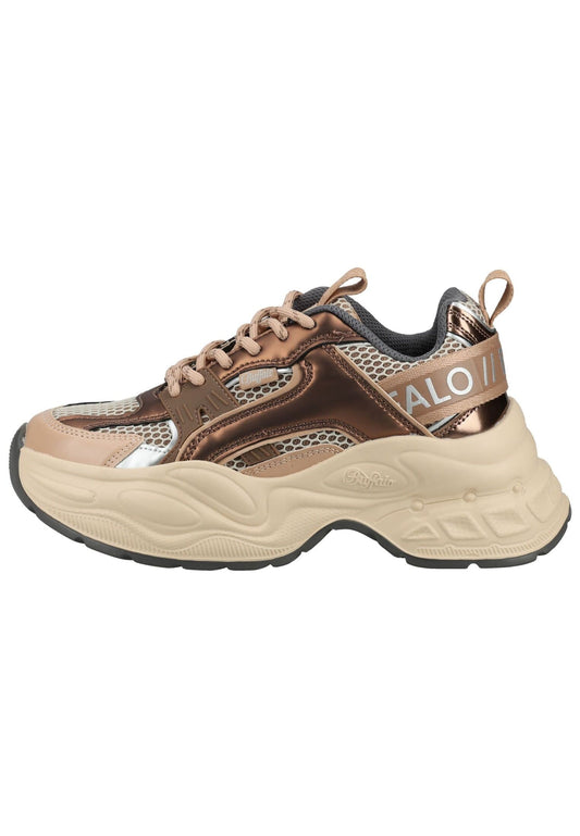 Buffalo Sneaker Lederimitat/Mesh Kupfer