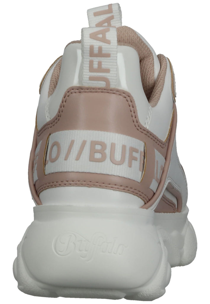 Buffalo Sneaker Lederimitat Rosa/Weiß