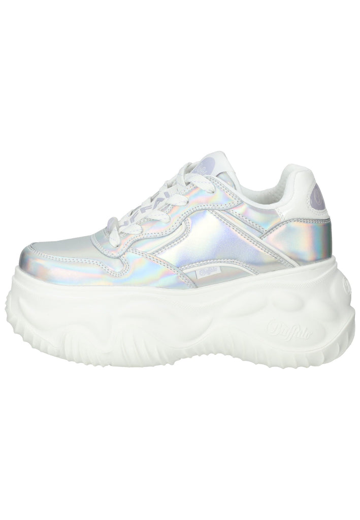 Buffalo Sneaker Lederimitat Silber