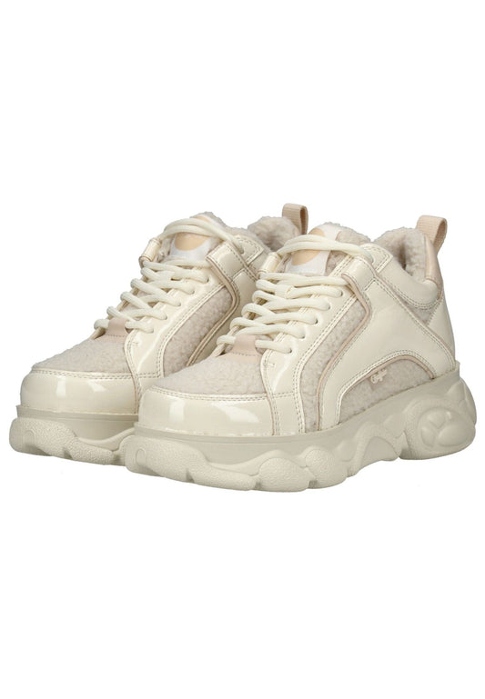 Buffalo Sneaker Lederimitat/Textil Cream