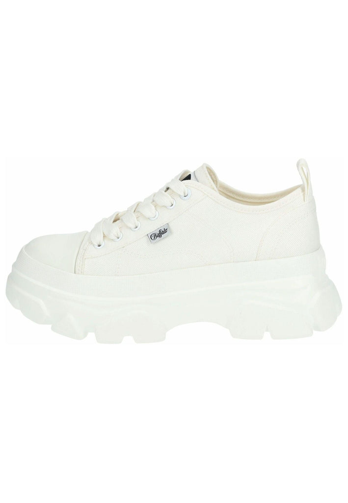 Buffalo Sneaker Lederimitat/Textil Weiß