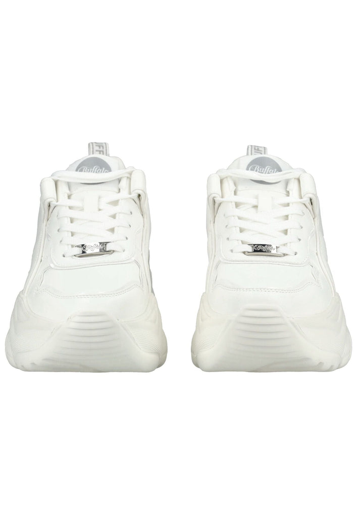 Buffalo Sneaker Lederimitat Weiß