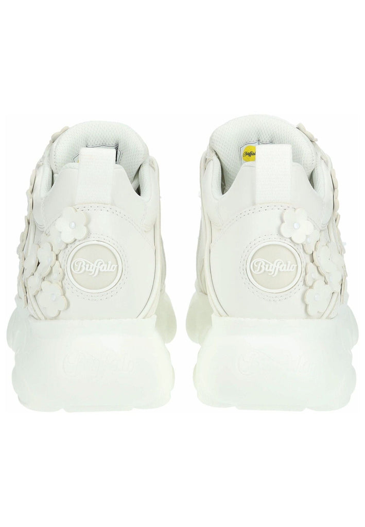 Buffalo Sneaker Lederimitat Weiß