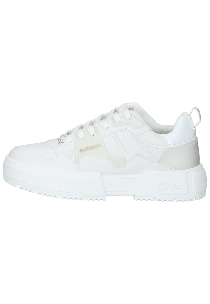 Buffalo Sneaker Lederimitat Weiß