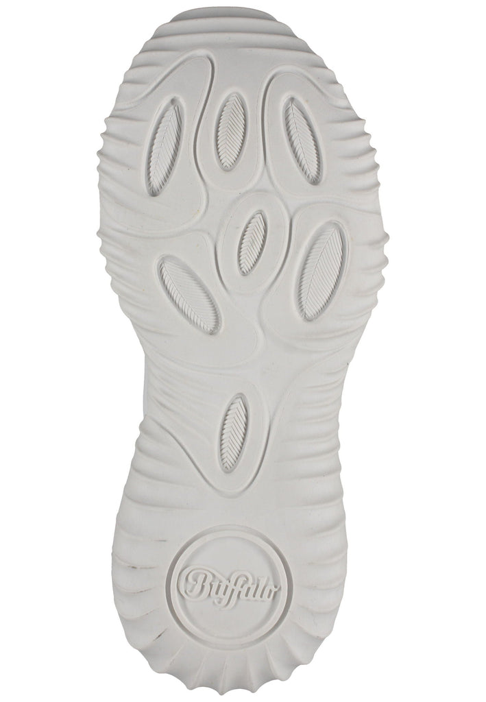 Buffalo Sneaker Lederimitat Weiß