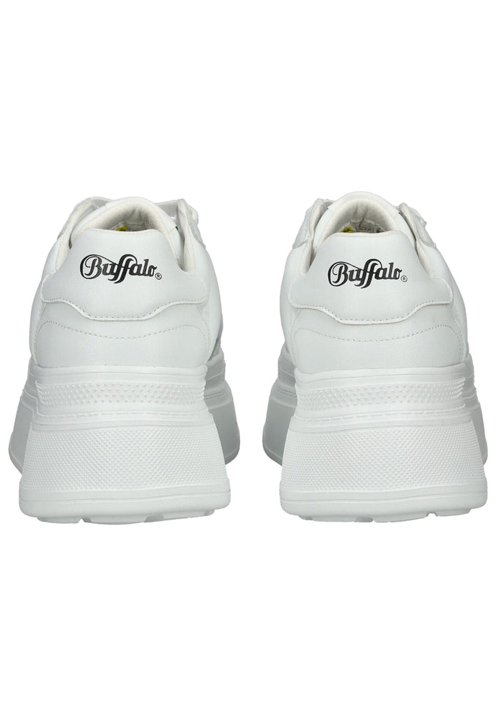 Buffalo Sneaker Lederimitat Weiß