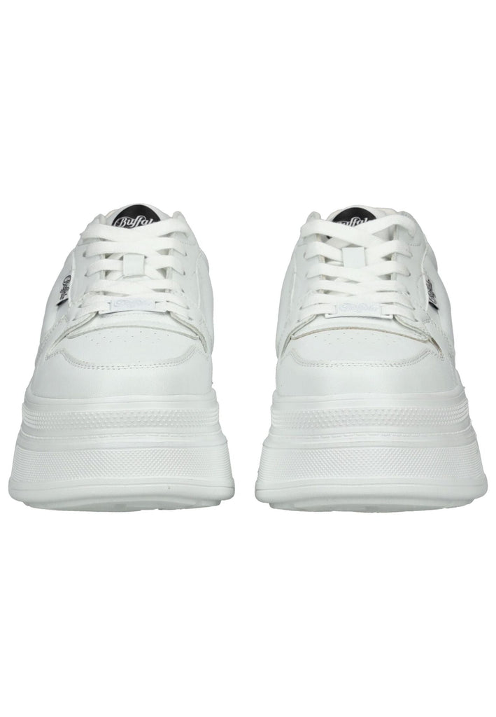 Buffalo Sneaker Lederimitat Weiß