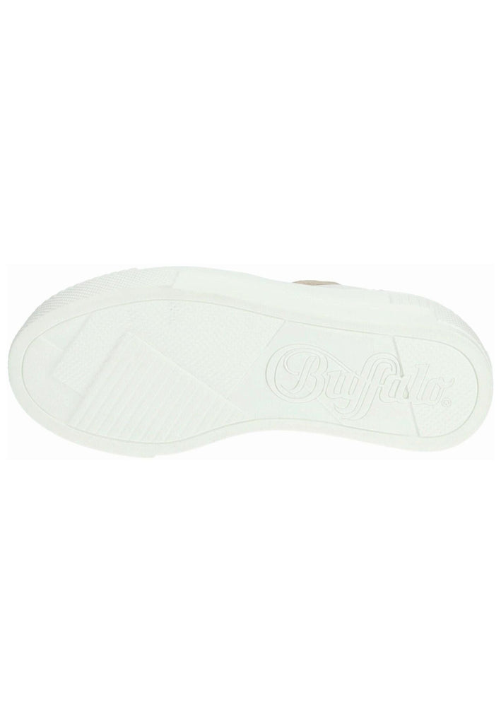 Buffalo Sneaker Lederimitat Weiß/Beige