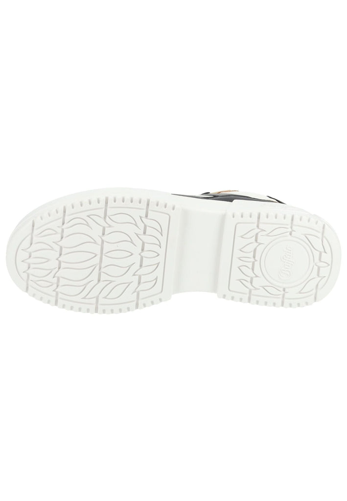 Buffalo Sneaker Lederimitat Weiß/Gold