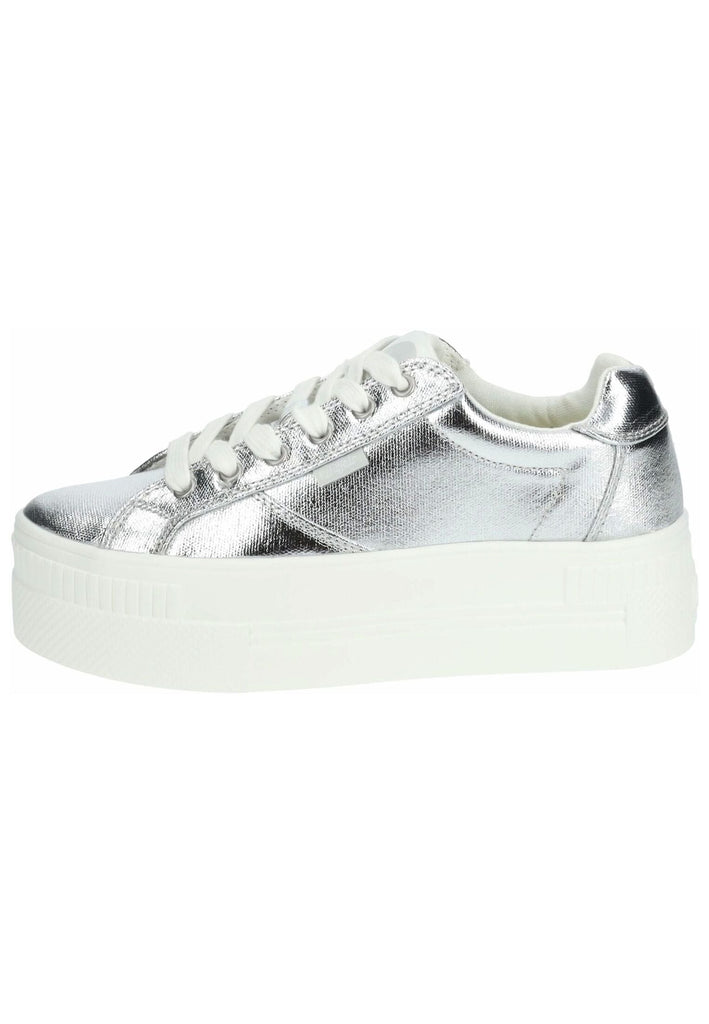 Buffalo Sneaker Textil Silber