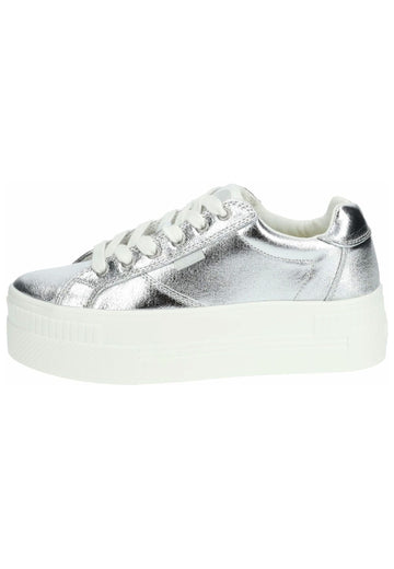 Buffalo Sneaker Textil Silber