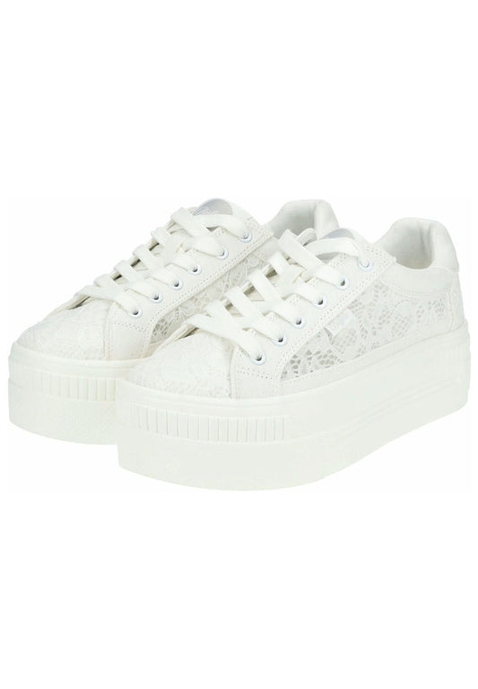 Buffalo Sneaker Textil Weiß