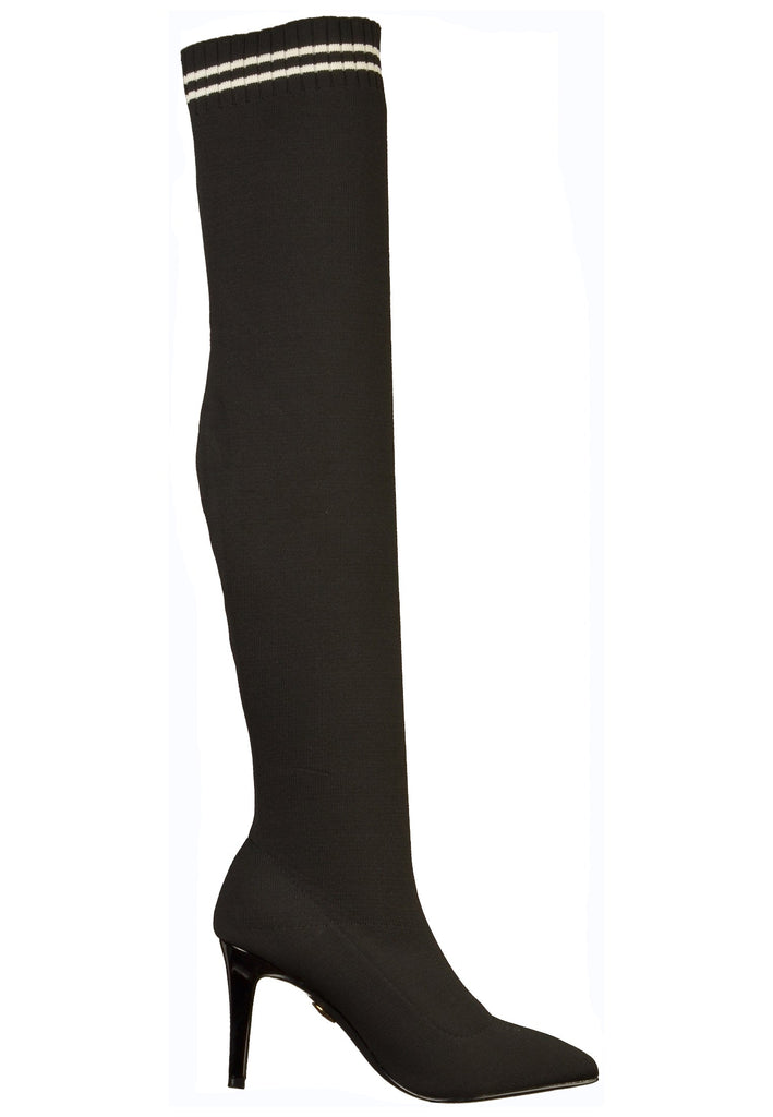 Buffalo Stiefel Textil Schwarz