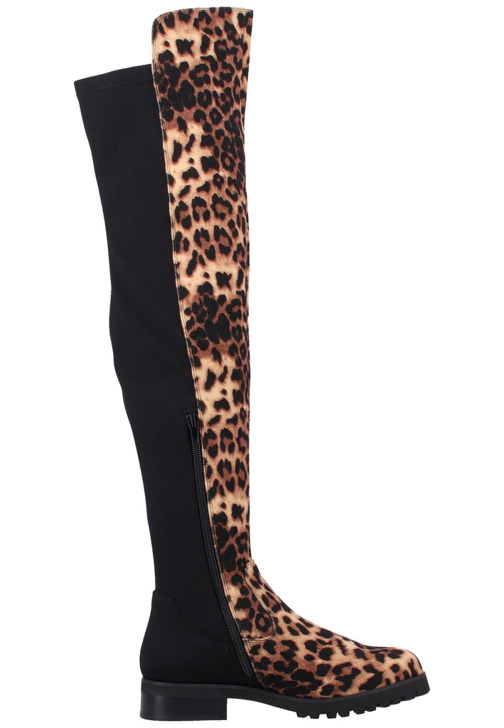 Buffalo Stiefel Veloursleder/Textil Braun