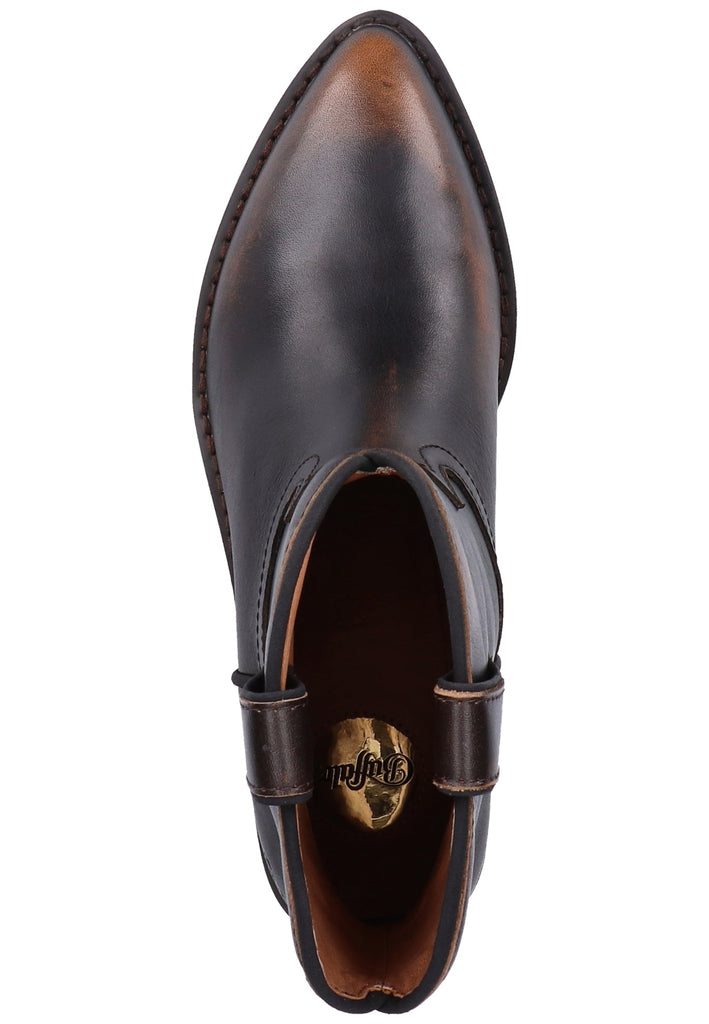 Buffalo Stiefelette Leder Braun