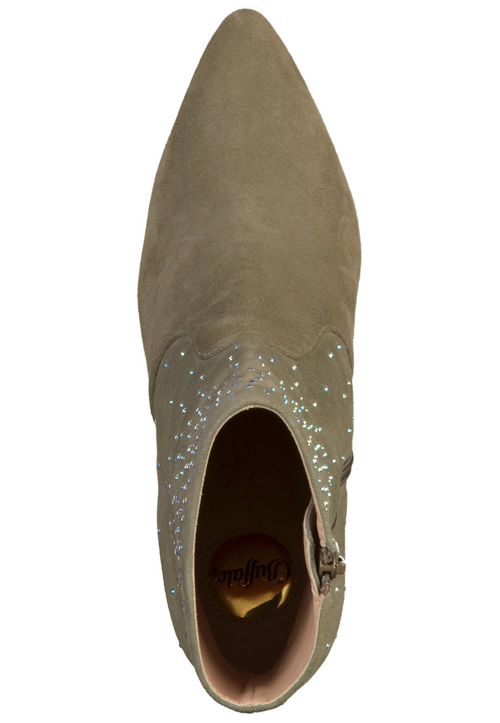 Buffalo Stiefelette Leder Grau