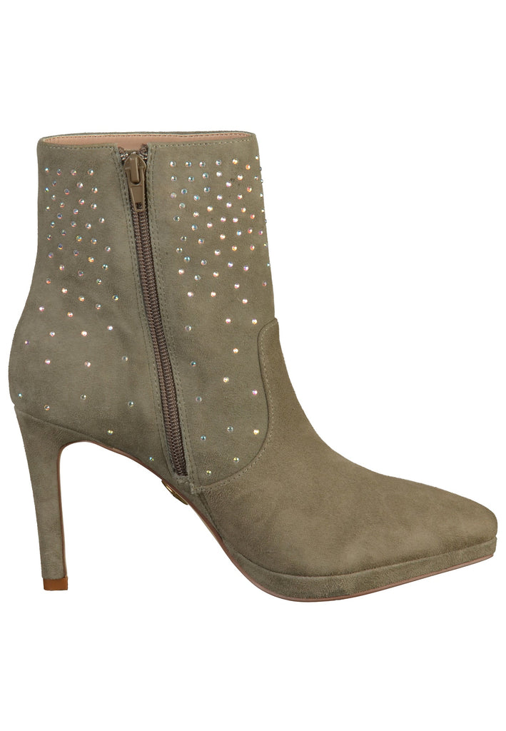 Buffalo Stiefelette Leder Grau