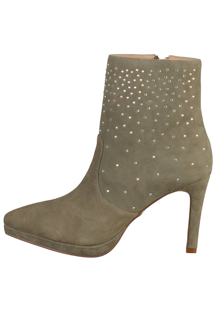 Buffalo Stiefelette Leder Grau