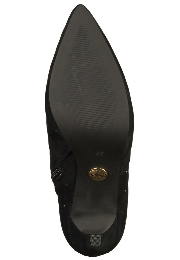 Buffalo Stiefelette Leder Schwarz