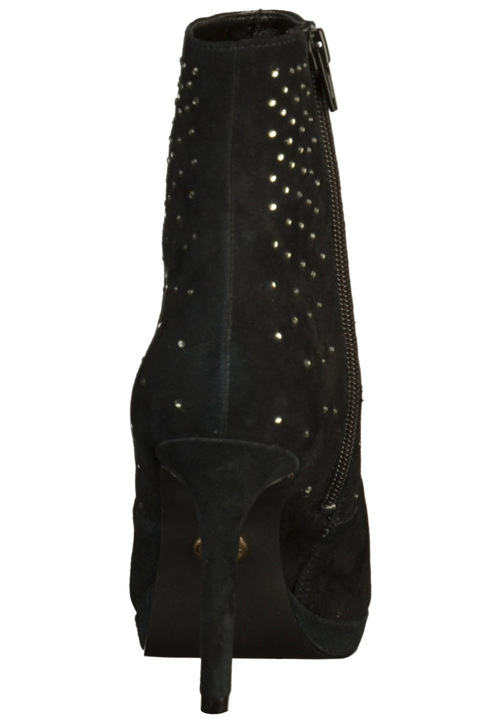 Buffalo Stiefelette Leder Schwarz