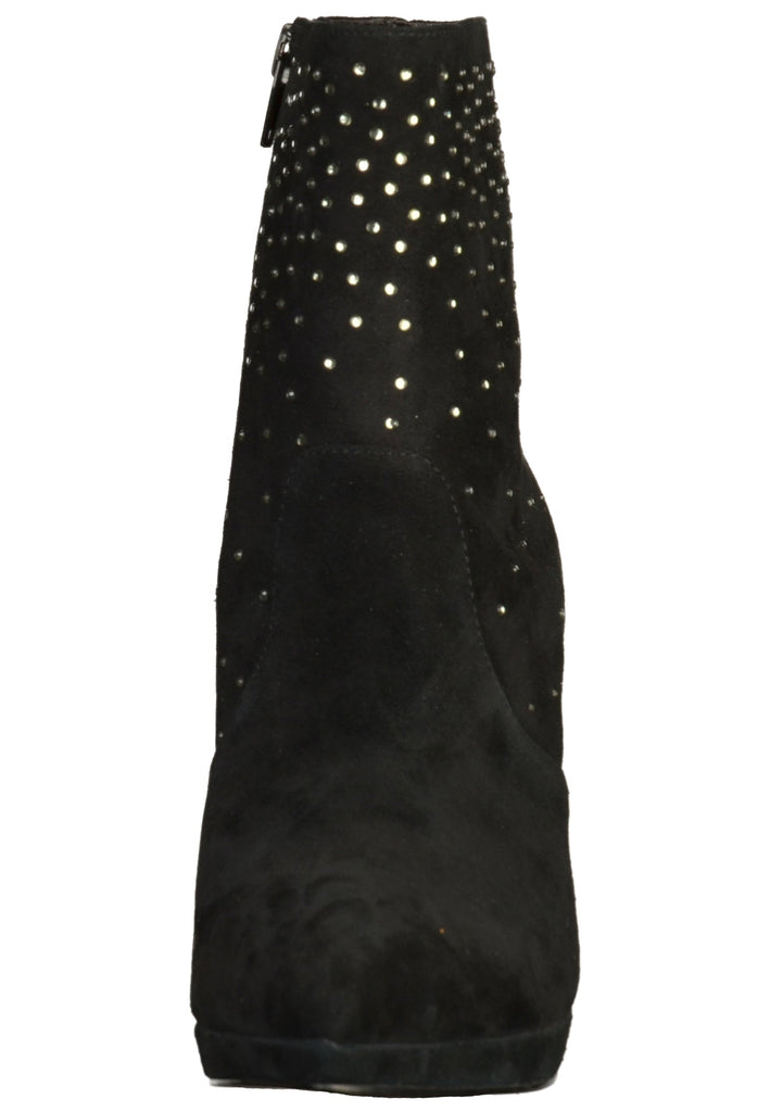 Buffalo Stiefelette Leder Schwarz