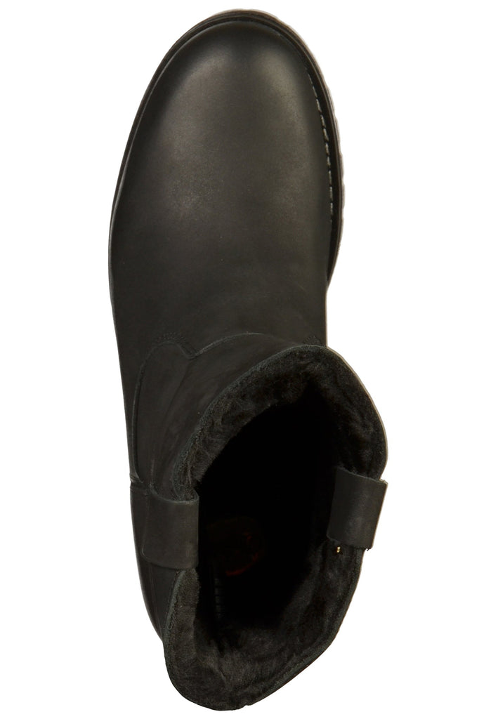 Buffalo Stiefelette Leder Schwarz