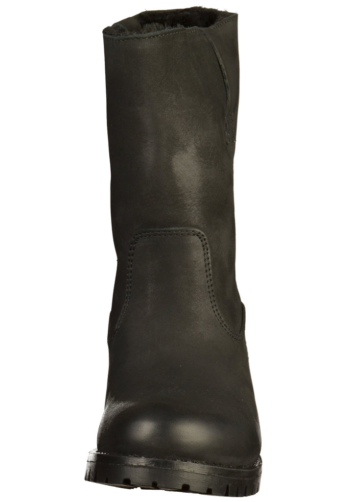 Buffalo Stiefelette Leder Schwarz