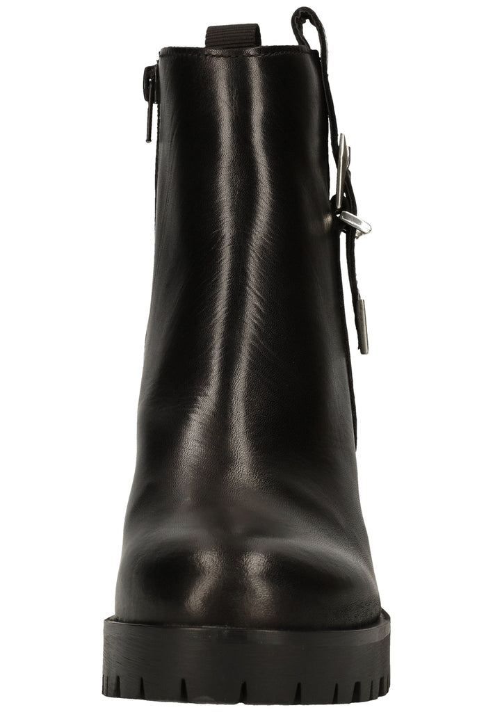 Buffalo Stiefelette Leder Schwarz