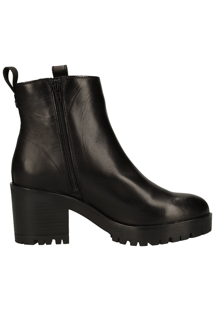 Buffalo Stiefelette Leder Schwarz