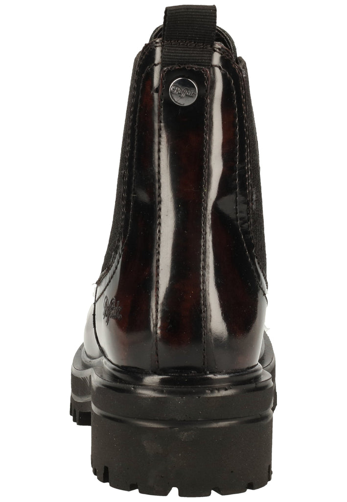 Buffalo Stiefelette Leder/Textil Bordeaux