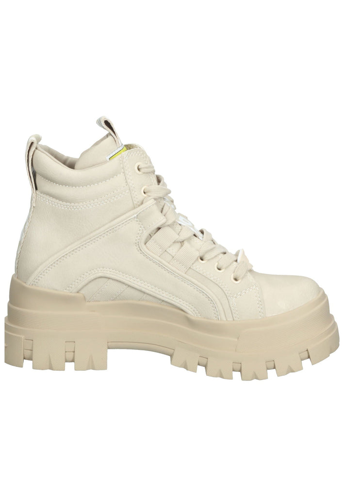 Buffalo Stiefelette Lederimitat Beige