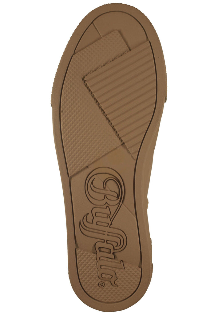 Buffalo Stiefelette Lederimitat Braun Warmfutter