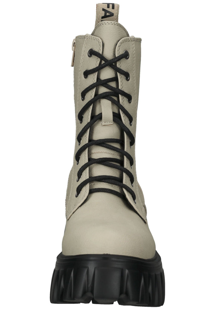 Buffalo Stiefelette Lederimitat Cream