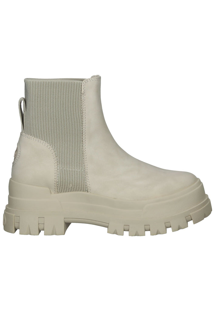 Buffalo Stiefelette Lederimitat Cream