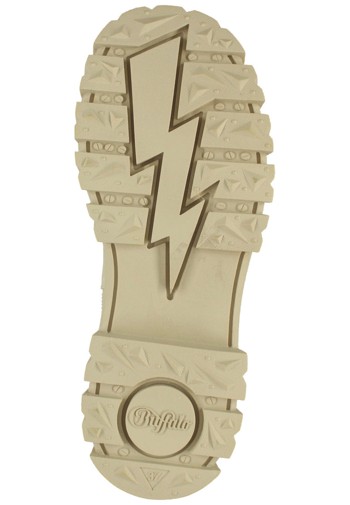 Buffalo Stiefelette Lederimitat Cream