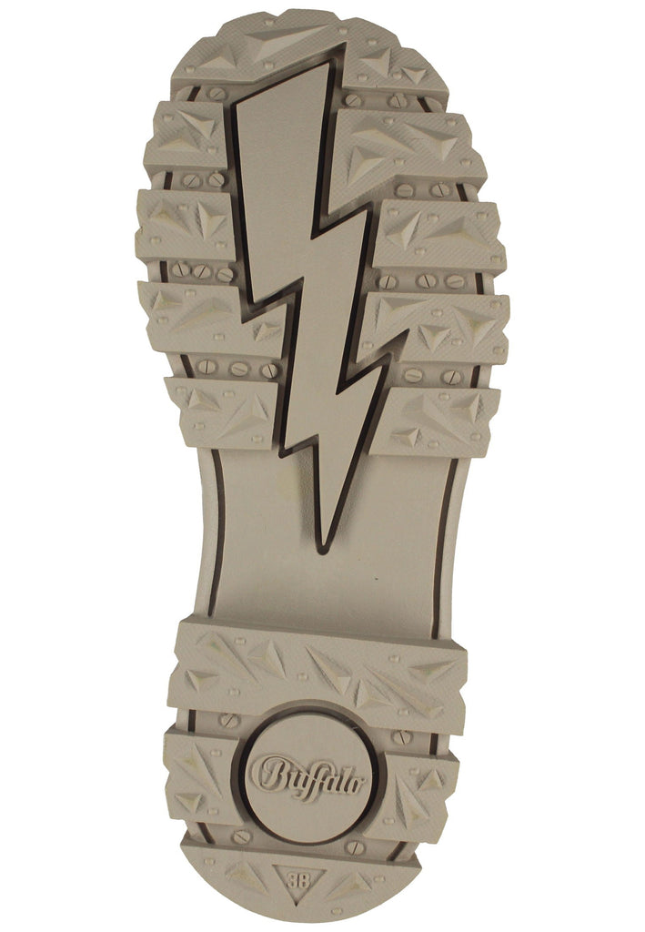 Buffalo Stiefelette Lederimitat Cream