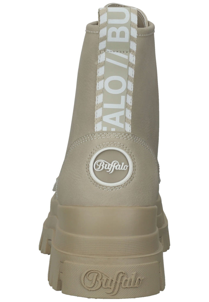 Buffalo Stiefelette Lederimitat Cream