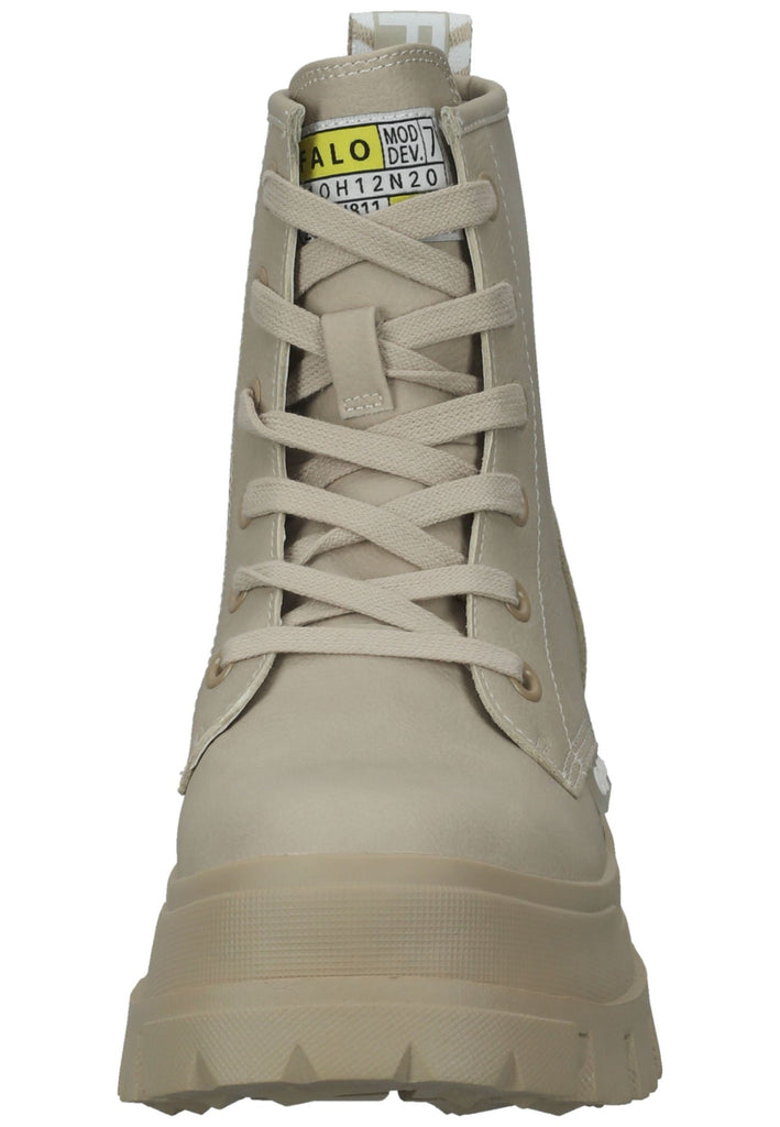 Buffalo Stiefelette Lederimitat Cream