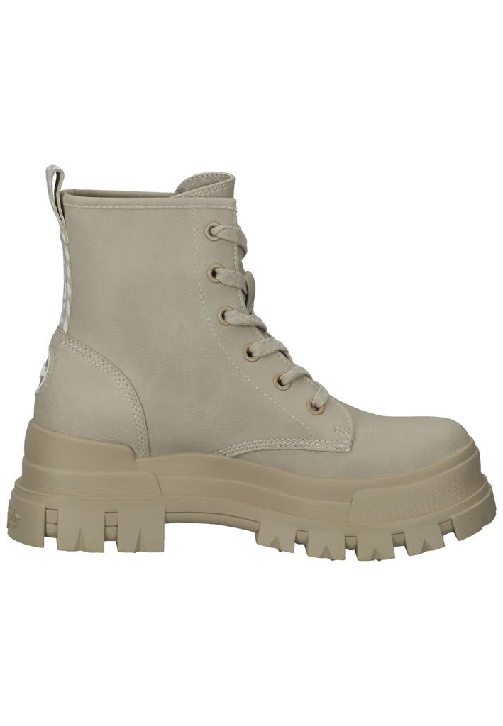 Buffalo Stiefelette Lederimitat Cream